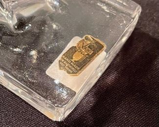 1940’s VIKING New Martinsville Glass German Shepherd 