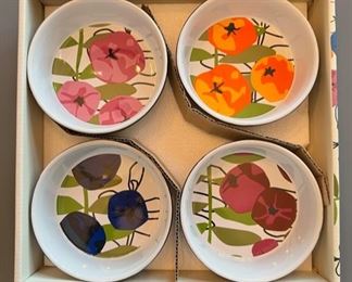 Set of 4 SagaForm ‘Season’ bowls designed by Björk-Forth in original box