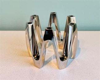 Like New vintage Dansk ‘Silver Crown’ candle holder designed by Jens Quistgaard