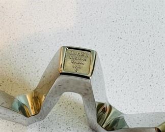 Like New vintage Dansk ‘Silver Crown’ candle holder designed by Jens Quistgaard