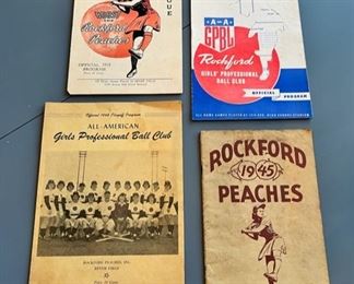 Original Rockford Peaches programs