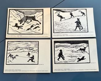 There is a large selection of vintage post cards.  These are just a sampling