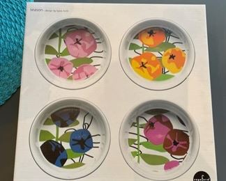 Set of 4 SagaForm ‘Season’ bowls designed by Björk-Forth in original box