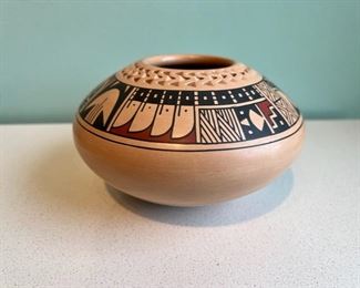 Michael Wisner signed art pottery vase