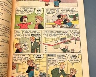 1960 Peanuts No. 7 Nov.-Jan. Dell Publishing Comic, includes the introduction to Sluggo and a rare back page.  In excellent vintage condition!