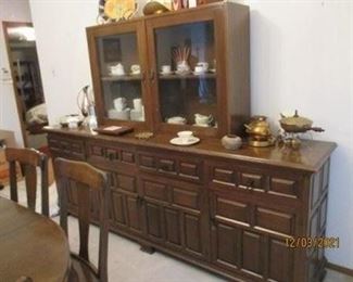 Wall unit buffet.  2 pieces.  