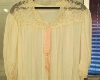 Vintage bed jacket or blouse