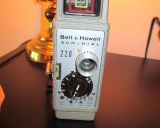 Bell & Howell movie camera