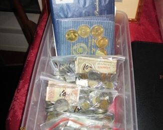 Foreign coins 