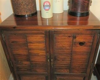 Shutter Door Mini Bar Cabinet