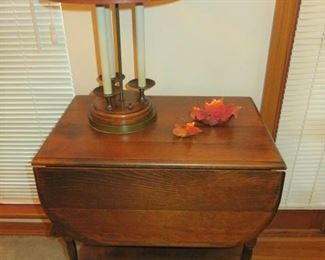 Drop Leaf Rolling Tea Cart