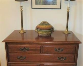 Kling Colonial Solid Cherry Buffet Console Cabinet