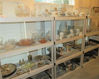 Glassware/China/Silverplate