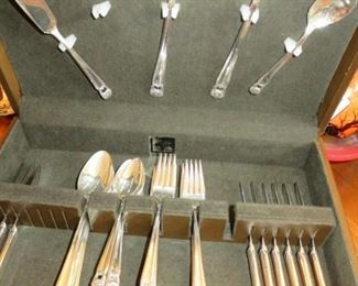 Eternally Yours Silver Plate Flatware Set