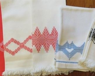 Hand Embroidered Dish/Hand Towels