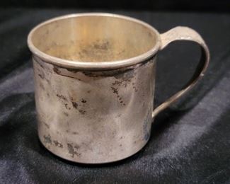 Sterling Silver Baby Cup by Wallace-1 Rose Point