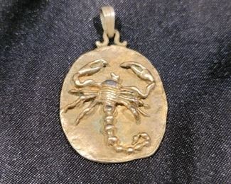 Sterling Scorpion Pendant