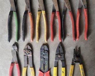 Lot of Pliers and Wire Strippers
