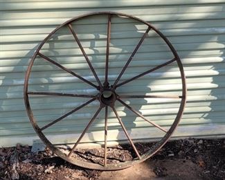 34in Iron Wagon Wheel