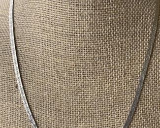 Sterling Silver 20 Inch Flat Chain Necklace