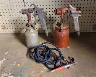 (2) Paint Sprayers with Hose & Nozzle