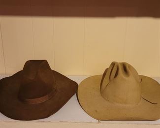 (2) Felt Resistol Cowboy Hats