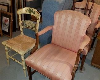 numerous spare chairs (basement pictures, nothing is staged yet)