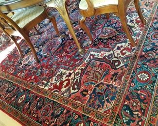 area rug. 128 " x 99"