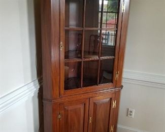Henkel Harris corner unit china cabinet