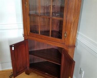 Henkel Harris corner unit china cabinet