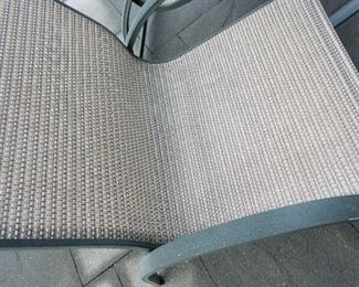 aluminum framed outdoor table and chairs