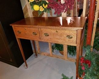 antique hall table (tall)