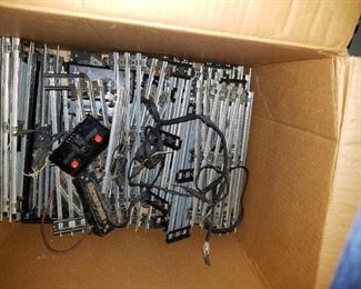 vintage Lionel trains, track and controllers
