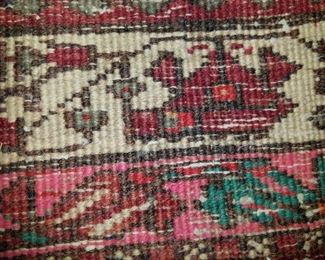 Sarab runner rug: back