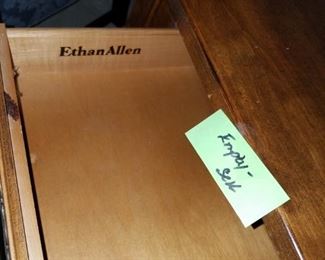 Bedroom #3, Queen Ethan Allen bed, 2 night stands and long dresser with mirror