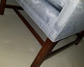 Bedroom #3, single blue chair