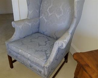 Bedroom #3, single blue chair