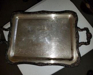 silverplate tray