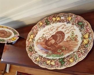set of 3 turkey platters