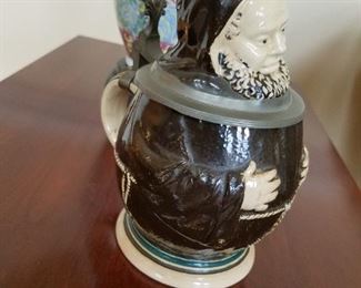 Monk Character stein, made in Germany, circa 1900