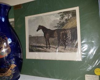 antique horse prints