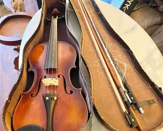 Old "Selmer" Violin with Case.