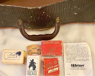 Original Paperwork for the Selmer Violin.
