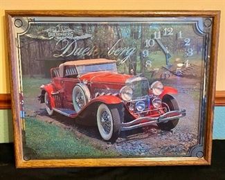 Duesenberg Car Clock
