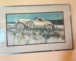 Framed Car Print