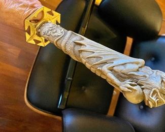 Sword Carved Handle