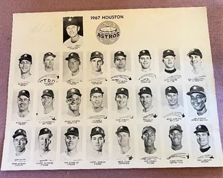 1967 Houston "Astros" Team Picture,