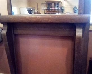 Antique Fireplace Mantel and Surround 