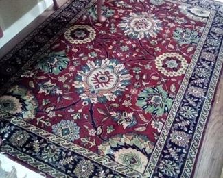 Rug with deep, rich colors