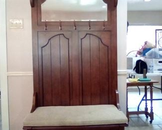 Hall Tree and Seat